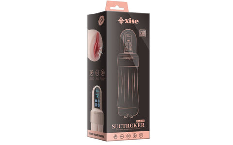 Xise Suctroker Dual Density Vibrating Vaginal Masturbator V3 - Masturbators and Strokers