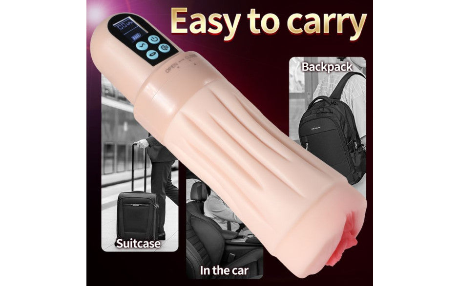 Xise Suctroker Dual Density Vibrating Vaginal Masturbator V3 - Masturbators and Strokers