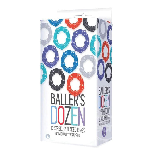 The 9's Baller's Dozen - 12-Piece Cock Ring Set