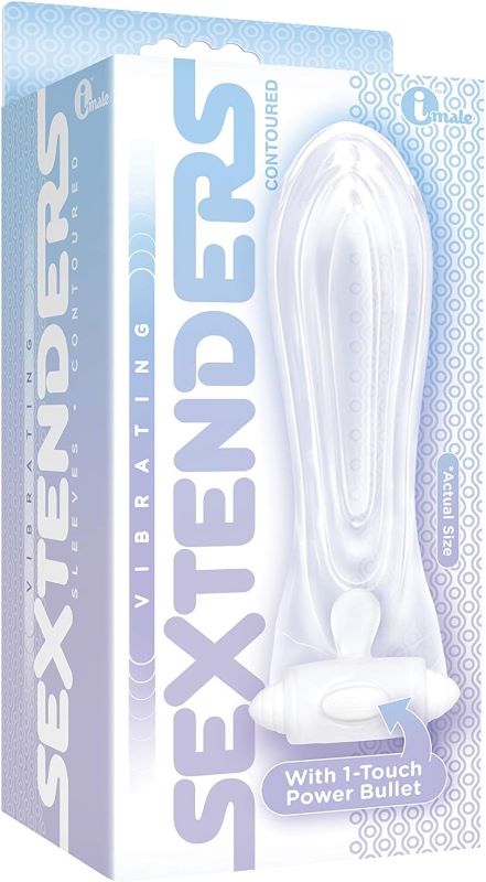 The 9's Vibrating Sextenders, Contoured - - Pumps, Extenders And Sleeves