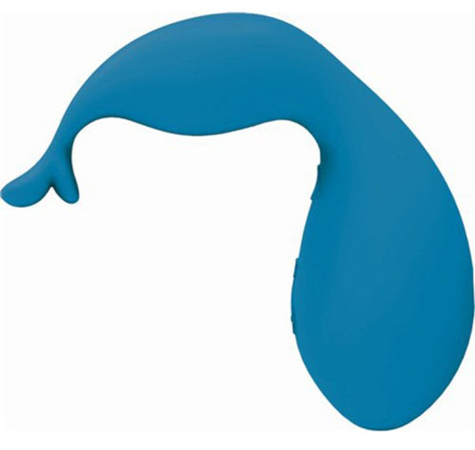 The Swan Kiss with Squeeze Control Teal - - Luxury Sex Toys