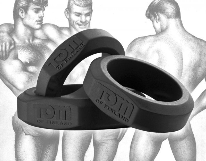 3 Piece Silicone Cock Ring Set - - Cock Ring Sets
