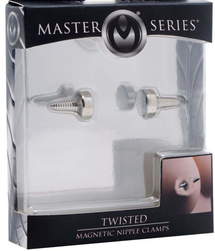 Twisted Magnetic Nipple Clamps - - Nipple and Clit Clamps