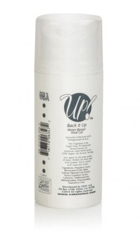 Up! Back it Up Anal Gel - - Lubricants & Lotions