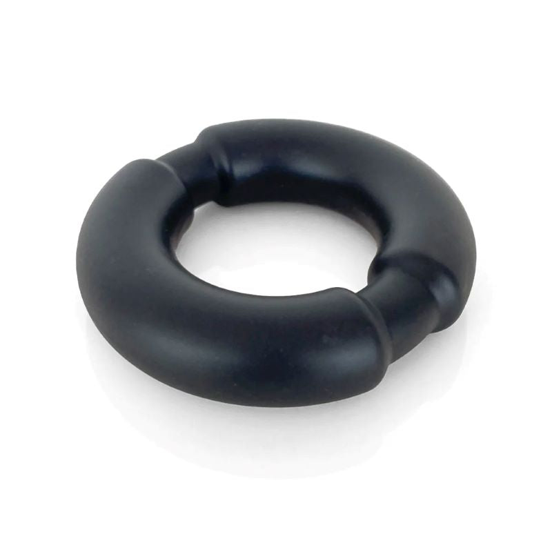 VERS Steel Weighted C-Ring - Black - - Stretchy Cock Rings