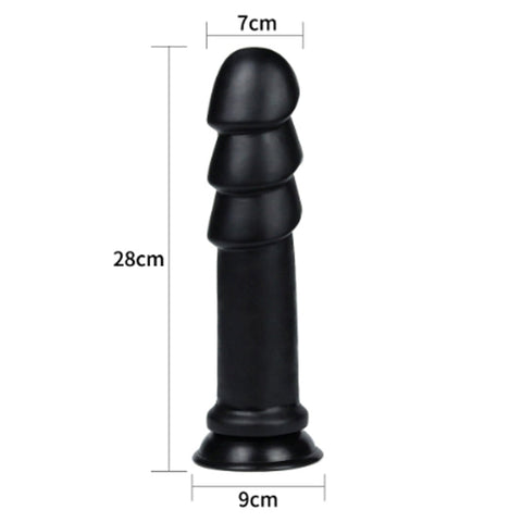 Lovetoy King Sized Anal Ripples Textured Butt Plug - Butt Plugs