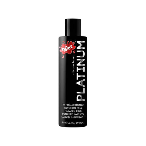 Wet Platinum Luxury Silicone Based Adult Lubricant Premium Formula