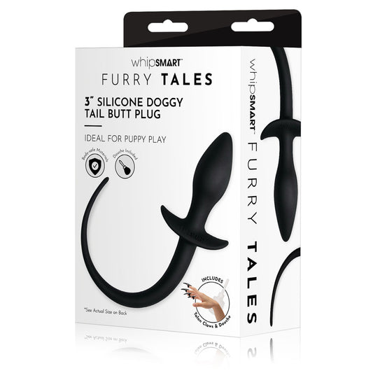 WhipSmart Furry Tales 3 Inch Doggy Tail Butt Plug