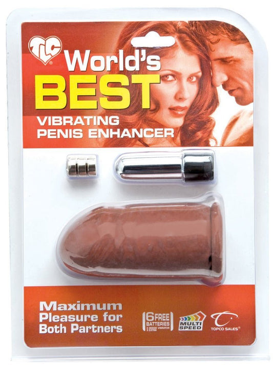World's Best Vibrating Penis Enhancer Brown